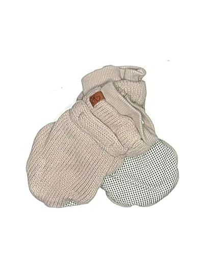 Pre-owned Assorted Brands Babies' Mittens In Ivory