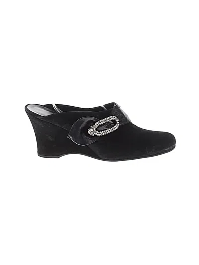 Pre-owned Assorted Brands Mule/clog In Black