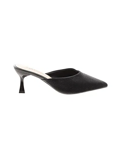 Pre-owned Assorted Brands Mule/clog In Black