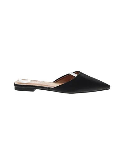 Pre-owned Assorted Brands Mule/clog In Black