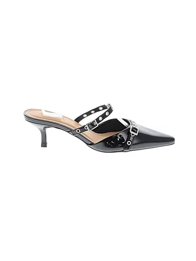 Pre-owned Assorted Brands Mule/clog In Black