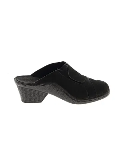 Pre-owned Assorted Brands Mule/clog In Black