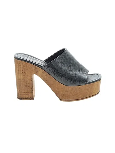 Pre-owned Assorted Brands Mule/clog In Black