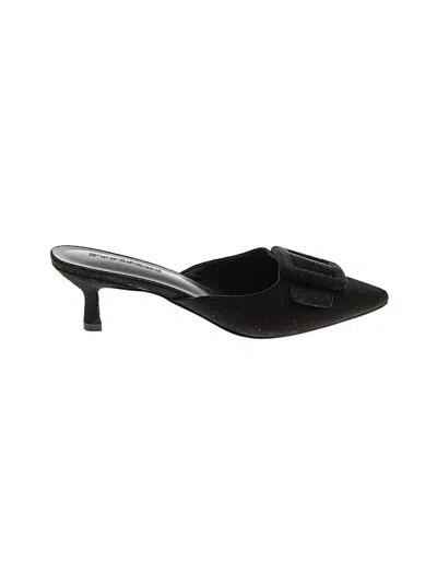 Pre-owned Assorted Brands Mule/clog In Black