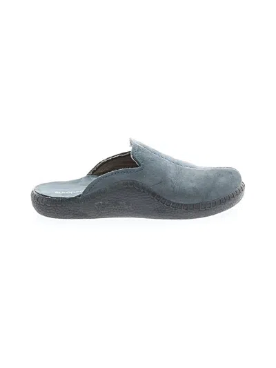 Pre-owned Assorted Brands Mule/clog In Blue