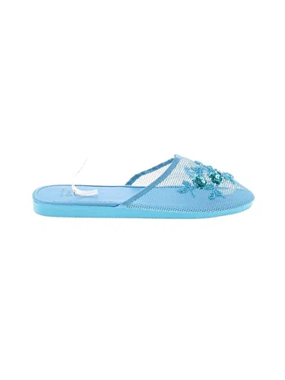 Pre-owned Assorted Brands Mule/clog In Blue