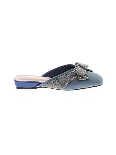 Pre-owned Assorted Brands Mule/clog In Blue