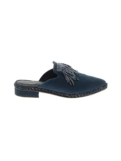 Pre-owned Assorted Brands Mule/clog In Blue
