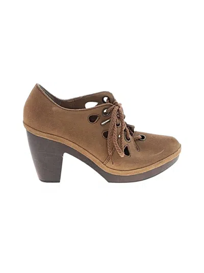 Pre-owned Assorted Brands Mule/clog In Brown