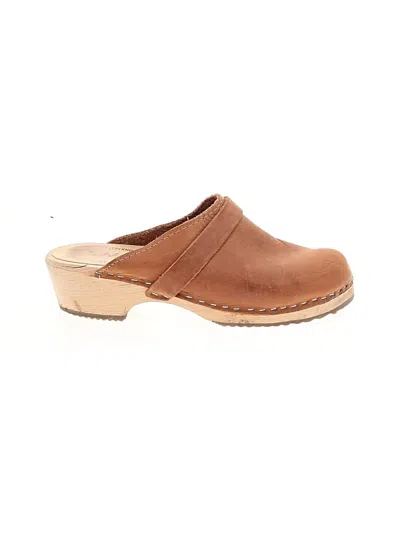 Pre-owned Assorted Brands Mule/clog In Brown