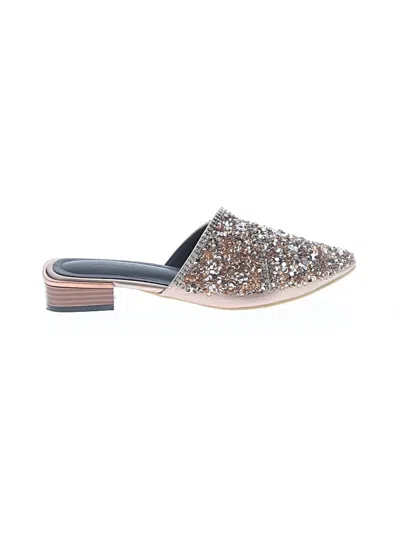 Pre-owned Assorted Brands Mule/clog In Gold