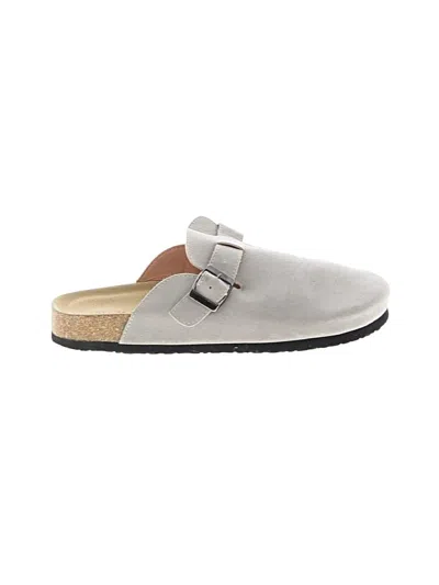Pre-owned Assorted Brands Mule/clog In Gray