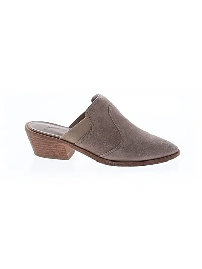 Pre-owned Assorted Brands Mule/clog In Gray