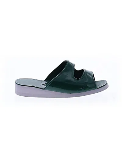 Pre-owned Assorted Brands Mule/clog In Green