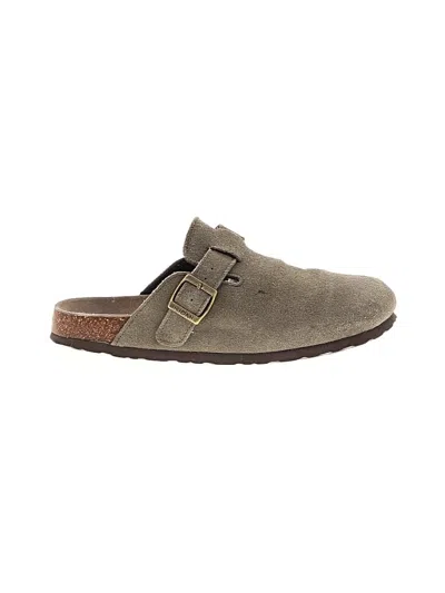 Pre-owned Assorted Brands Mule/clog In Green