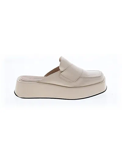 Pre-owned Assorted Brands Mule/clog In Ivory