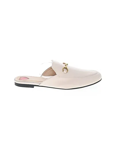 Pre-owned Assorted Brands Mule/clog In Ivory
