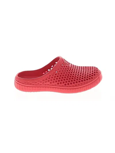 Pre-owned Assorted Brands Mule/clog In Red