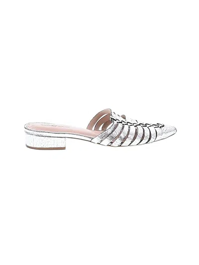 Pre-owned Assorted Brands Mule/clog In Silver