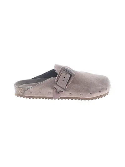 Pre-owned Assorted Brands Mule/clog In Tan