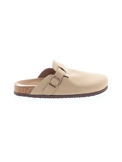 Pre-owned Assorted Brands Mule/clog In Tan