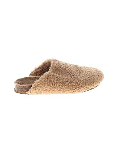 Pre-owned Assorted Brands Mule/clog In Tan