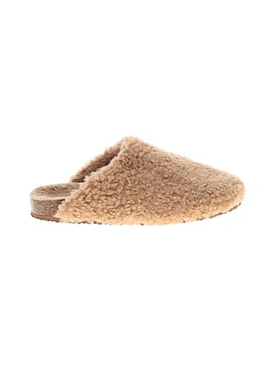 Pre-owned Assorted Brands Mule/clog In Tan