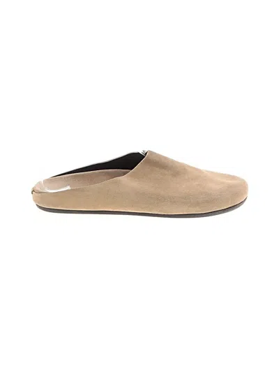 Pre-owned Assorted Brands Mule/clog In Tan