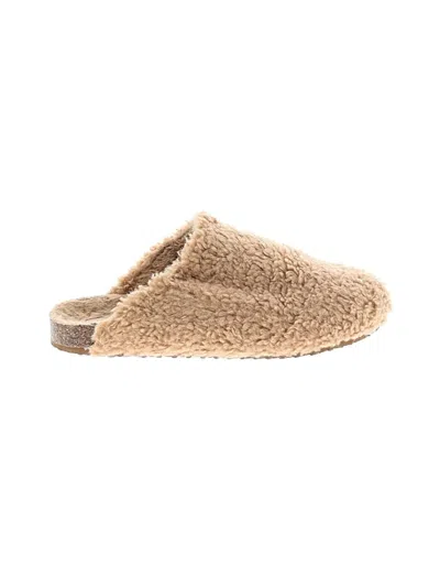 Pre-owned Assorted Brands Mule/clog In Tan