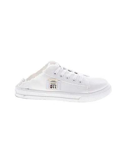 Pre-owned Assorted Brands Mule/clog In White