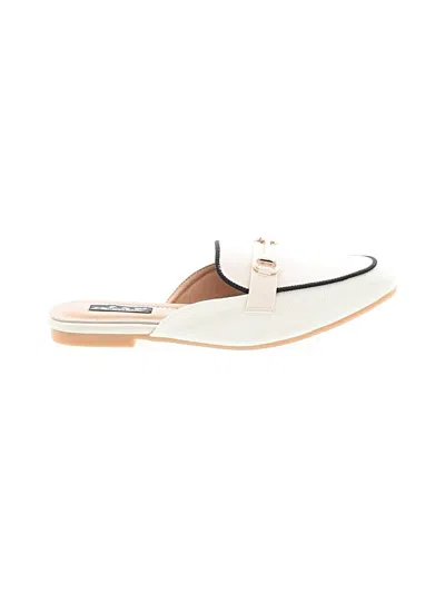 Pre-owned Assorted Brands Mule/clog In White