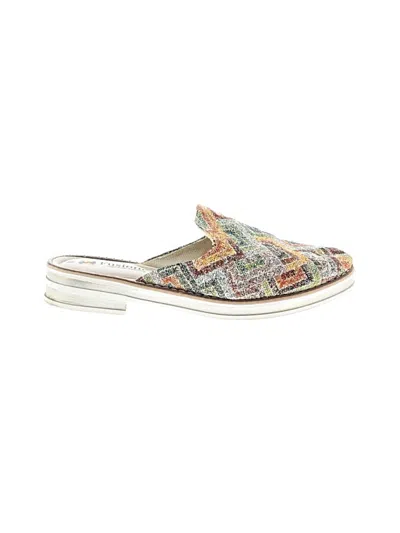 Pre-owned Assorted Brands Mule/clog In White