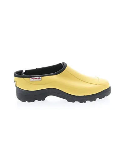 Pre-owned Assorted Brands Mule/clog In Yellow