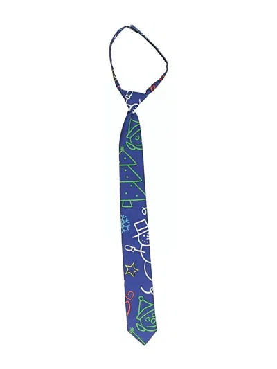 Pre-owned Assorted Brands Kids' Necktie In Blue