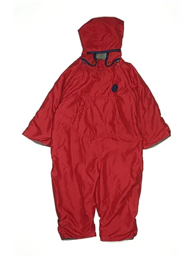 Pre-owned Assorted Brands Kids' One Piece Snowsuit In Red