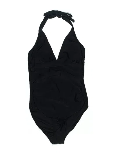Pre-owned Assorted Brands One Piece Swimsuit In Black