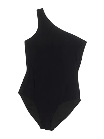 Pre-owned Assorted Brands One Piece Swimsuit In Black