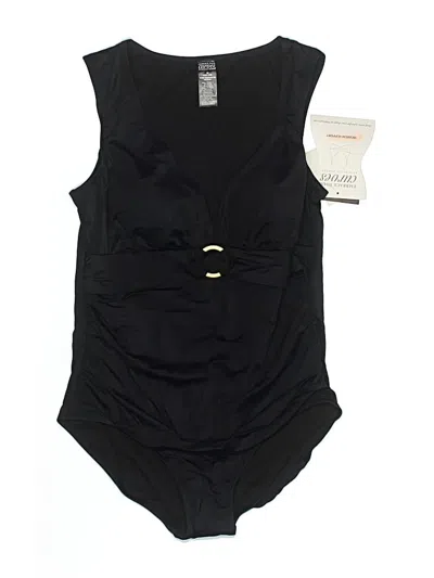 Assorted Brands One Piece Swimsuit In Black