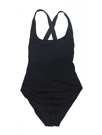 Pre-owned Assorted Brands One Piece Swimsuit In Black