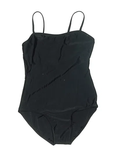 Pre-owned Assorted Brands One Piece Swimsuit In Black