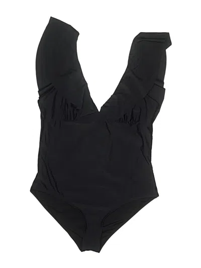 Pre-owned Assorted Brands One Piece Swimsuit In Black