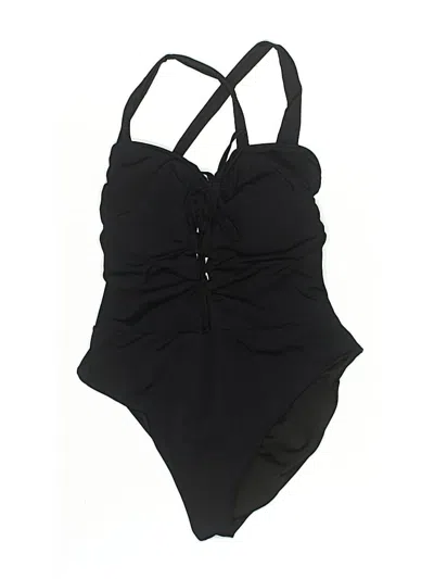 Pre-owned Assorted Brands One Piece Swimsuit In Black