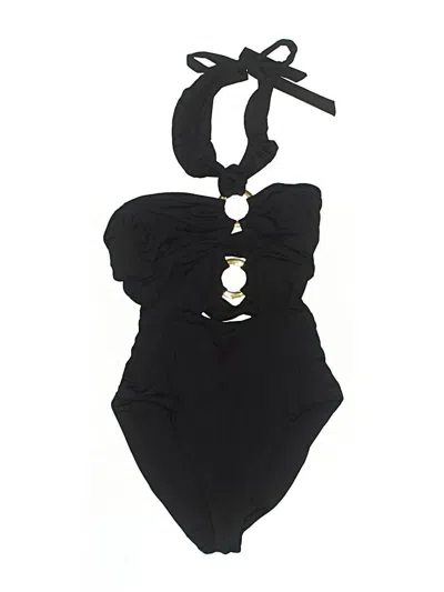Pre-owned Assorted Brands One Piece Swimsuit In Black