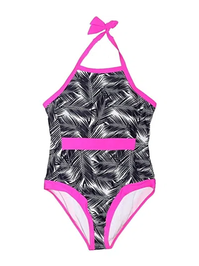 Pre-owned Assorted Brands One Piece Swimsuit In Black