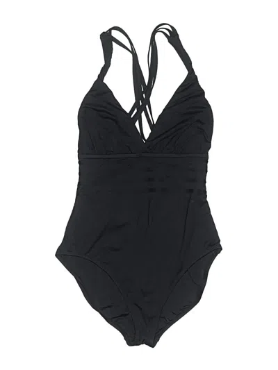 Pre-owned Assorted Brands One Piece Swimsuit In Black