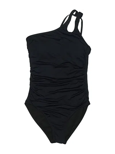 Pre-owned Assorted Brands One Piece Swimsuit In Black