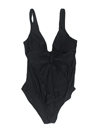 Pre-owned Assorted Brands One Piece Swimsuit In Black