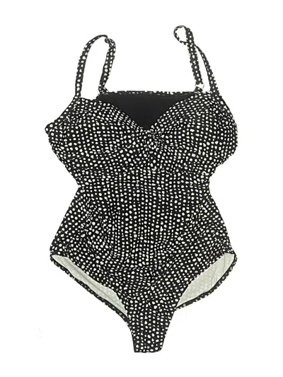 Pre-owned Assorted Brands One Piece Swimsuit In Black