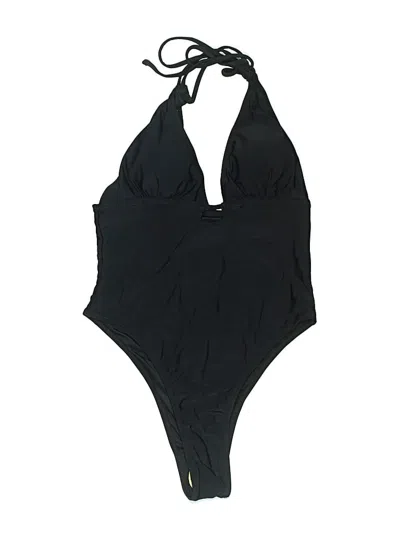 Pre-owned Assorted Brands One Piece Swimsuit In Black