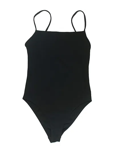 Pre-owned Assorted Brands One Piece Swimsuit In Black